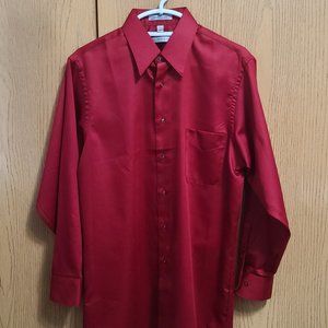 Geoffrey Beene Sateen Dress Shirt - Medium